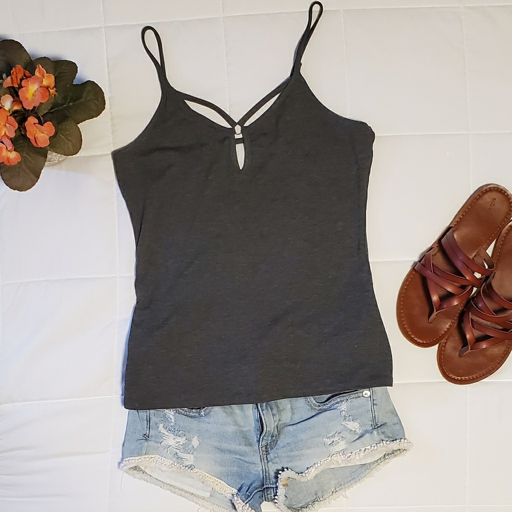 red by BKE strappy tank